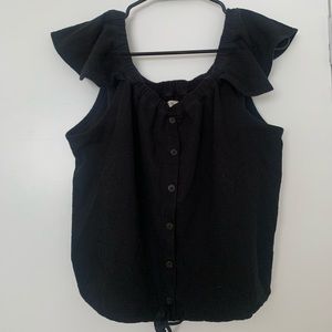 Madewell Texture & Thread Off-The-Shoulder Top